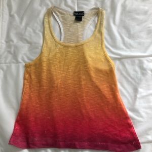 WET SEAL SUNSET COLOURED KNIT TANK